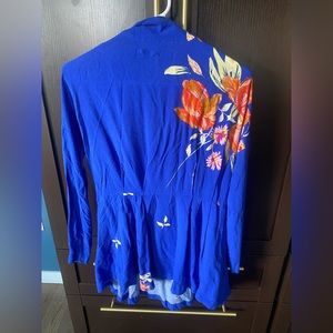 Free People Blue Tunic